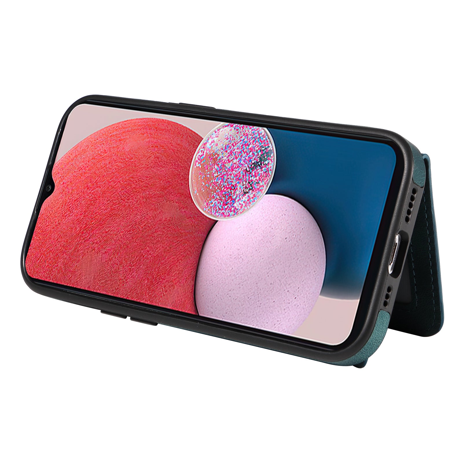 001 For Samsung Galaxy A13 4G A13 5G A04 4G A04s 4G Card Holder Ring Kickstand Phone Case PU Leather Coated TPU Cover 001 For Samsung Galaxy A13 4G A13 5G A04 4G A04s 4G Card Holder Ring Kickstand Phone Case PU Leather Coated TPU Cover